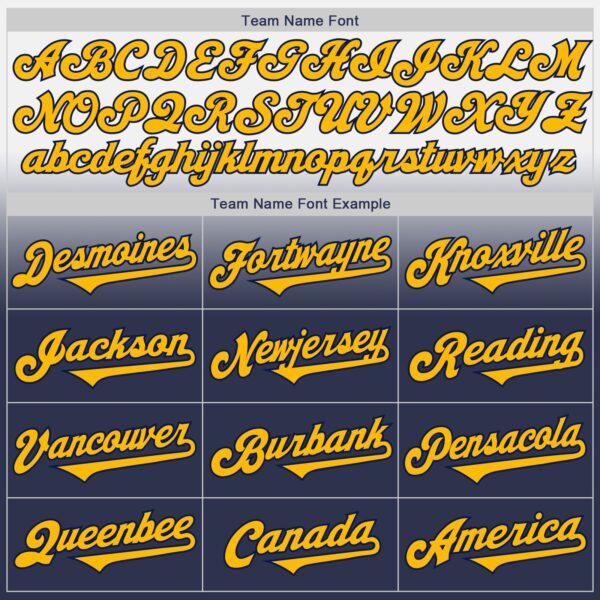 Custom White Gold-Navy Authentic Fade Fashion Baseball Jersey