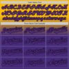 Custom Gold Purple-Black Authentic Fade Fashion Baseball Jersey