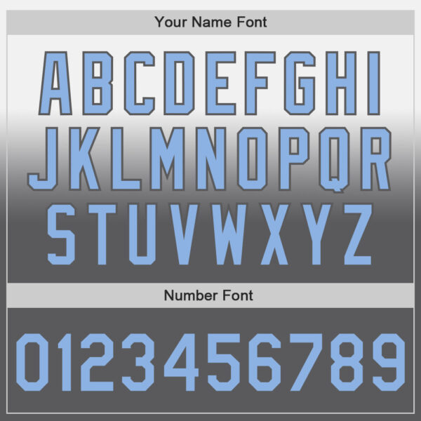 Custom White Light Blue-Steel Gray Authentic Fade Fashion Baseball Jersey