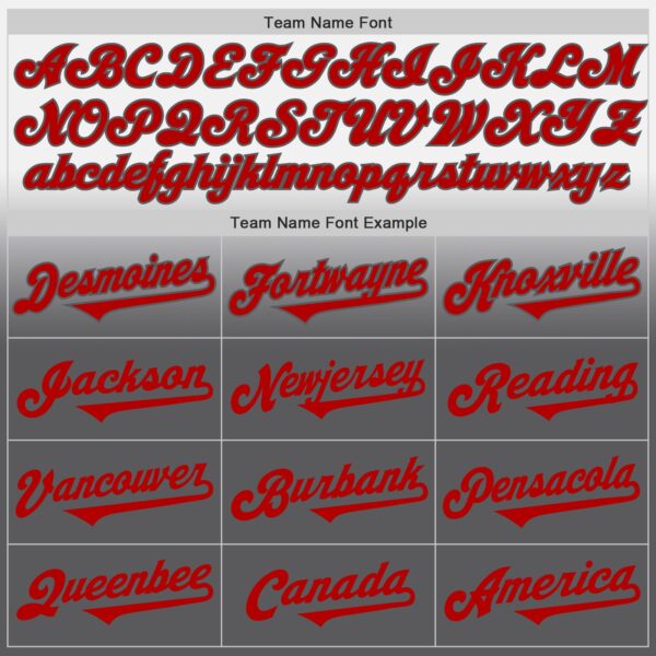 Custom White Red-Steel Gray Authentic Fade Fashion Baseball Jersey