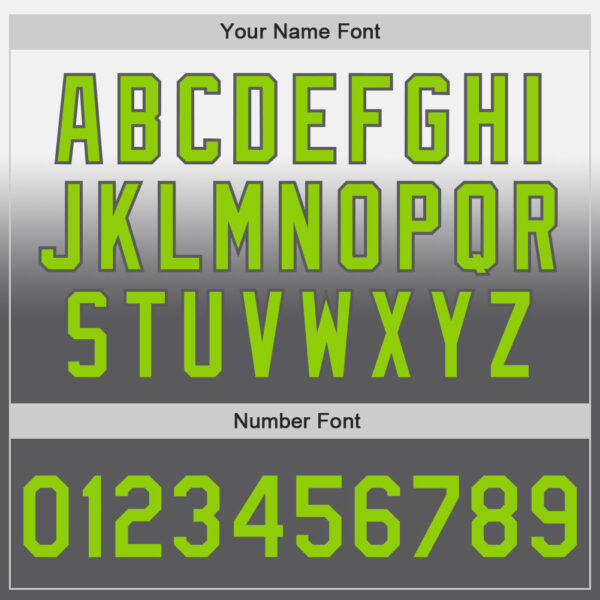 Custom White Neon Green-Steel Gray Authentic Fade Fashion Baseball Jersey