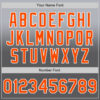 Custom Gray Orange Steel Gray-White Authentic Fade Fashion Baseball Jersey