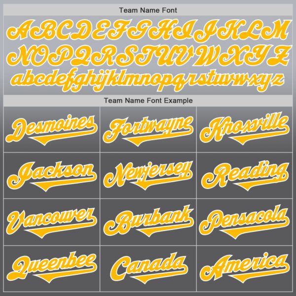 Custom Gray Gold Steel Gray-White Authentic Fade Fashion Baseball Jersey