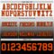 FadeFashion1350-2 Custom White Orange-Black Authentic Fade Fashion Football Jersey