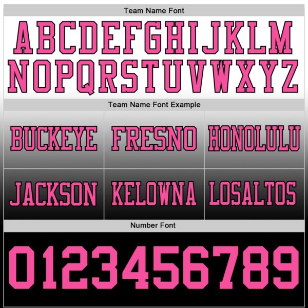 Custom White Pink-Black Authentic Fade Fashion Football Jersey