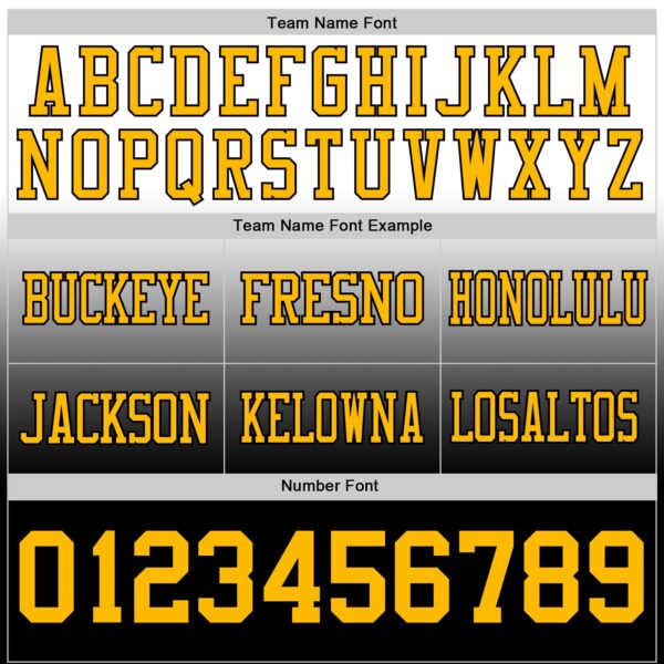 Custom White Gold-Black Authentic Fade Fashion Football Jersey