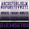 Custom White Purple-Black Authentic Fade Fashion Football Jersey