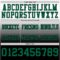 FadeFashion1356-2 Custom White Kelly Green-Black Authentic Fade Fashion Football Jersey
