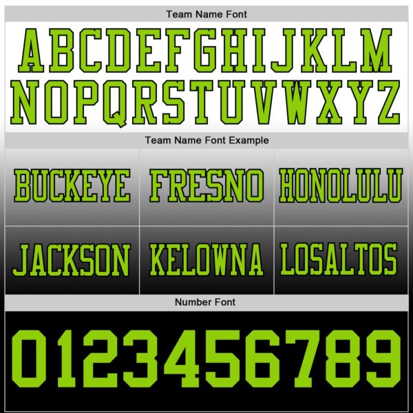 Custom White Neon Green-Black Authentic Fade Fashion Football Jersey