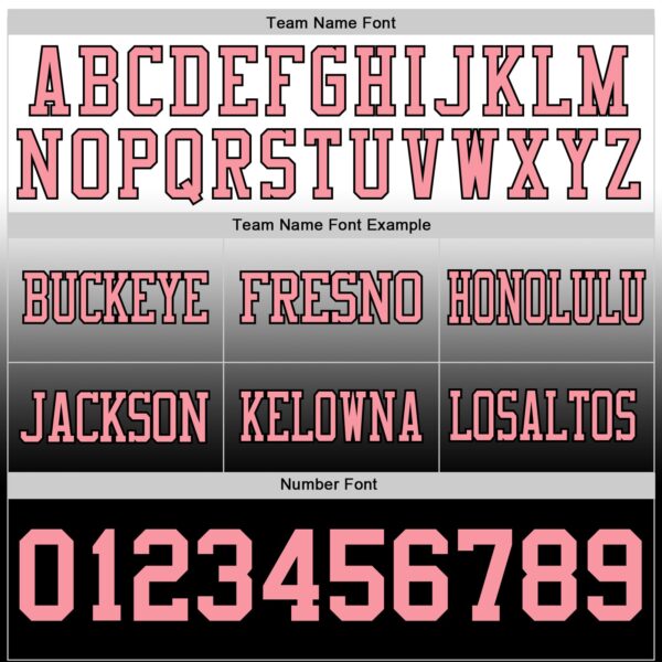 Custom White Medium Pink-Black Authentic Fade Fashion Football Jersey