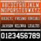Custom Orange White-Black Authentic Fade Fashion Football Jersey