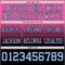 Custom Pink Light Blue-Black Authentic Fade Fashion Football Jersey