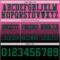 FadeFashion1372-2 Custom Pink Kelly Green-Black Authentic Fade Fashion Football Jersey