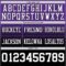 FadeFashion1379-2 Custom Purple White-Black Authentic Fade Fashion Football Jersey