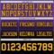 FadeFashion1380-2 Custom Purple Gold-Black Authentic Fade Fashion Football Jersey