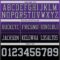 FadeFashion1381-2 Custom Purple Gray-Black Authentic Fade Fashion Football Jersey