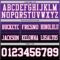 Custom Purple White Black-Pink Authentic Fade Fashion Football Jersey
