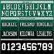 FadeFashion1388-2 Custom Kelly Green White-Black Authentic Fade Fashion Football Jersey