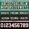 FadeFashion1393-2 Custom Kelly Green White Black-Red Authentic Fade Fashion Football Jersey