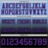 Custom Light Blue Purple-Black Authentic Fade Fashion Football Jersey
