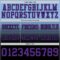 Custom Light Blue Purple-Black Authentic Fade Fashion Football Jersey