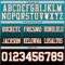 Custom Teal White Black-Orange Authentic Fade Fashion Football Jersey