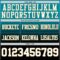 FadeFashion1414-2 Custom Teal White Black-Old Gold Authentic Fade Fashion Football Jersey