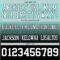 Custom Ice Blue White-Black Authentic Fade Fashion Football Jersey