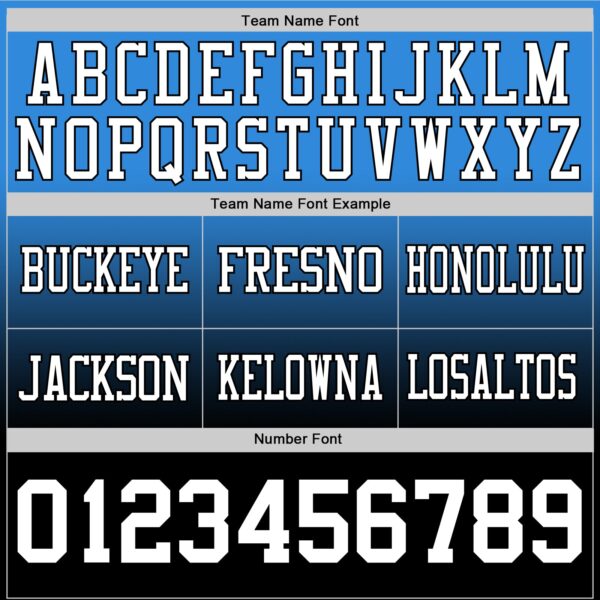 Custom Powder Blue White-Black Authentic Fade Fashion Football Jersey