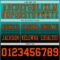 FadeFashion1433-2 Custom Aqua Orange-Black Authentic Fade Fashion Football Jersey