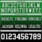 FadeFashion1435-2 Custom Grass Green White-Black Authentic Fade Fashion Football Jersey