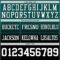 Custom Midnight Green White-Black Authentic Fade Fashion Football Jersey