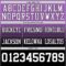 FadeFashion1438-2 Custom Medium Purple White-Black Authentic Fade Fashion Football Jersey