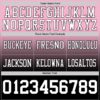 Custom Light Pink White-Black Authentic Fade Fashion Football Jersey