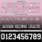 Custom Light Pink White-Black Authentic Fade Fashion Football Jersey