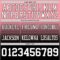 Custom Medium Pink White-Black Authentic Fade Fashion Football Jersey
