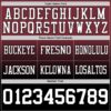 Custom Burgundy White-Black Authentic Fade Fashion Football Jersey