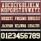 FadeFashion1444-2 Custom Burgundy White Black-Old Gold Authentic Fade Fashion Football Jersey