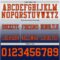 FadeFashion1449-2 Custom White Orange-Navy Authentic Fade Fashion Football Jersey