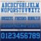 FadeFashion1455-2 Custom White Powder Blue-Navy Authentic Fade Fashion Football Jersey