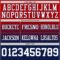 Custom Red White-Navy Authentic Fade Fashion Football Jersey