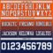 Custom Orange White-Navy Authentic Fade Fashion Football Jersey