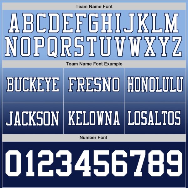 Custom Light Blue White-Navy Authentic Fade Fashion Football Jersey
