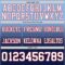 FadeFashion1471-2 Custom Light Blue White Navy-Red Authentic Fade Fashion Football Jersey