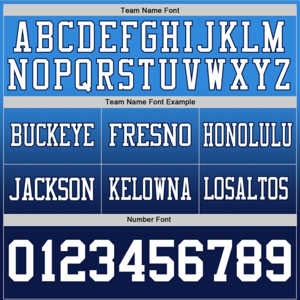 Custom Powder Blue White-Navy Authentic Fade Fashion Football Jersey