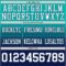 Custom Aqua White-Navy Authentic Fade Fashion Football Jersey