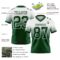 FadeFashion1485-1 Custom White Green Authentic Fade Fashion Football Jersey