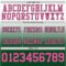 FadeFashion1486-2 Custom White Pink-Green Authentic Fade Fashion Football Jersey