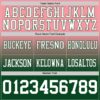 Custom Medium Pink White-Green Authentic Fade Fashion Football Jersey
