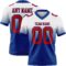 FadeFashion1498 Custom White Red-Royal Authentic Fade Fashion Football Jersey